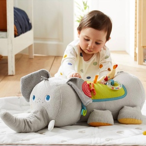 Elephant Discovery Pillow