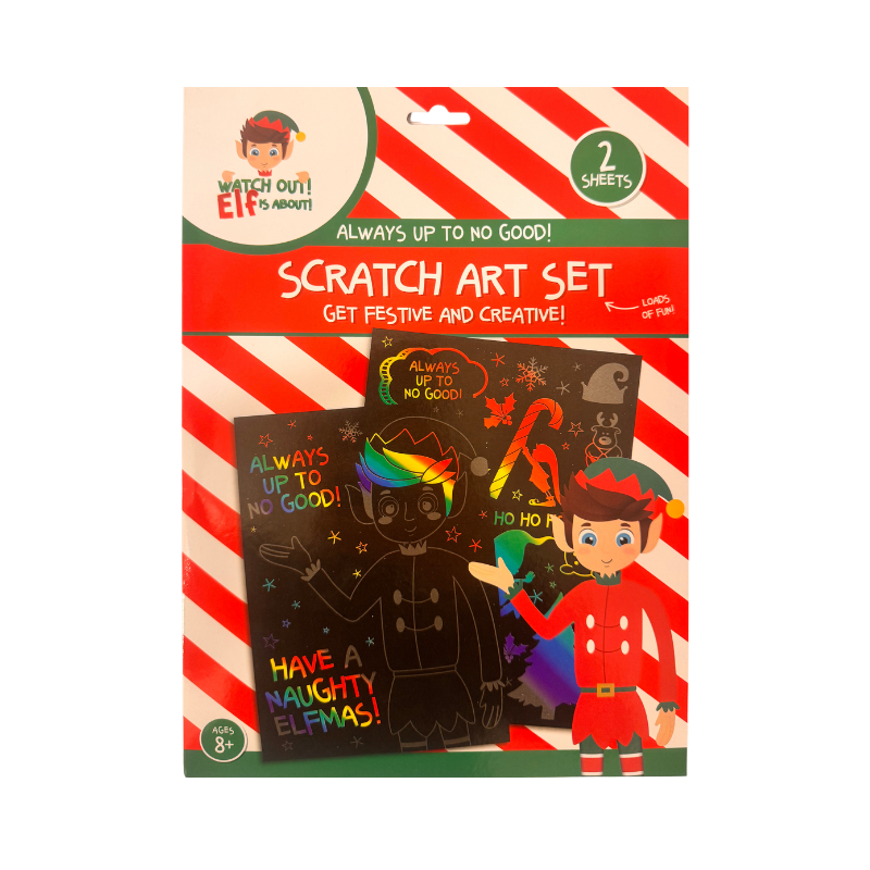 Elf Scratch Art Set