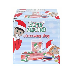 Elfin' Around Christmas Colouring Mug