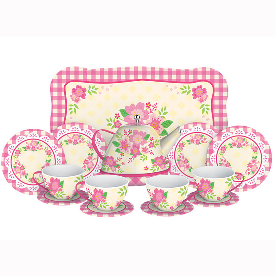 Fancy Tin Tea Set