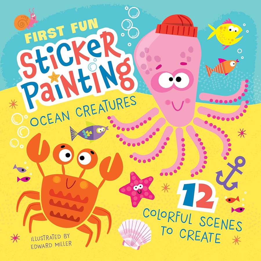 First Fun Sticker Painting - Ocean Creatures