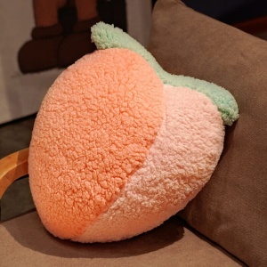 Fluffy Pastel Fruit Veg Plushie Collection