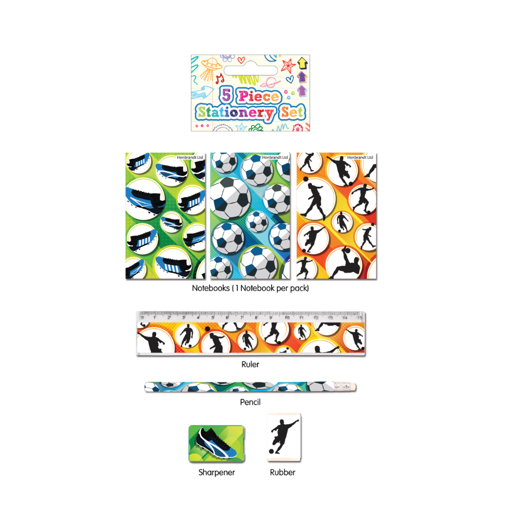 Football Stationery Set