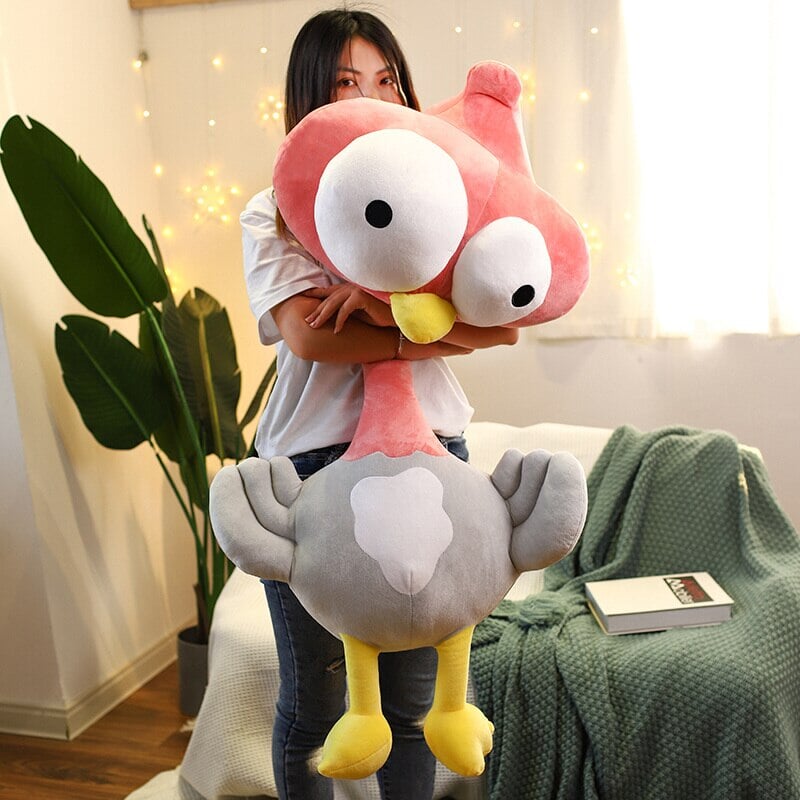 Funny Shocked Giant Ostrich Plushies