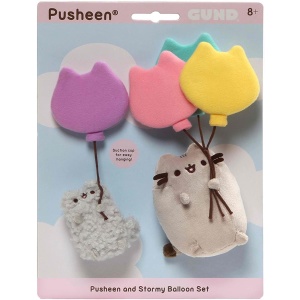 GUND 4060106 Pusheen and Stormy with Balloon