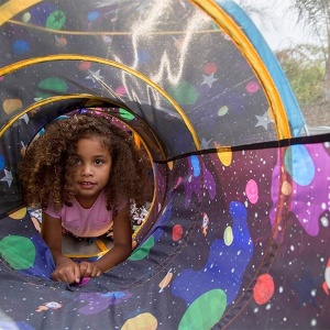 Galaxy 6 Ft Tunnel with Glow in the Dark Stars