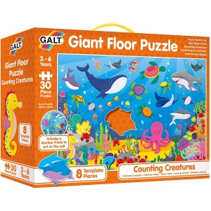 Galt 1005371 Giant Floor Puzzle - Counting Creatures