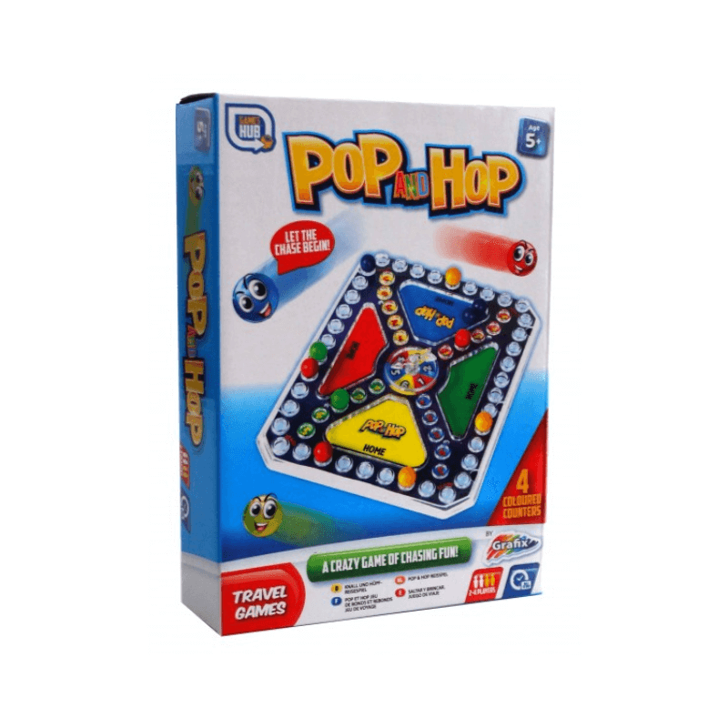 Games Hub Travel Pop & Hop Board Game