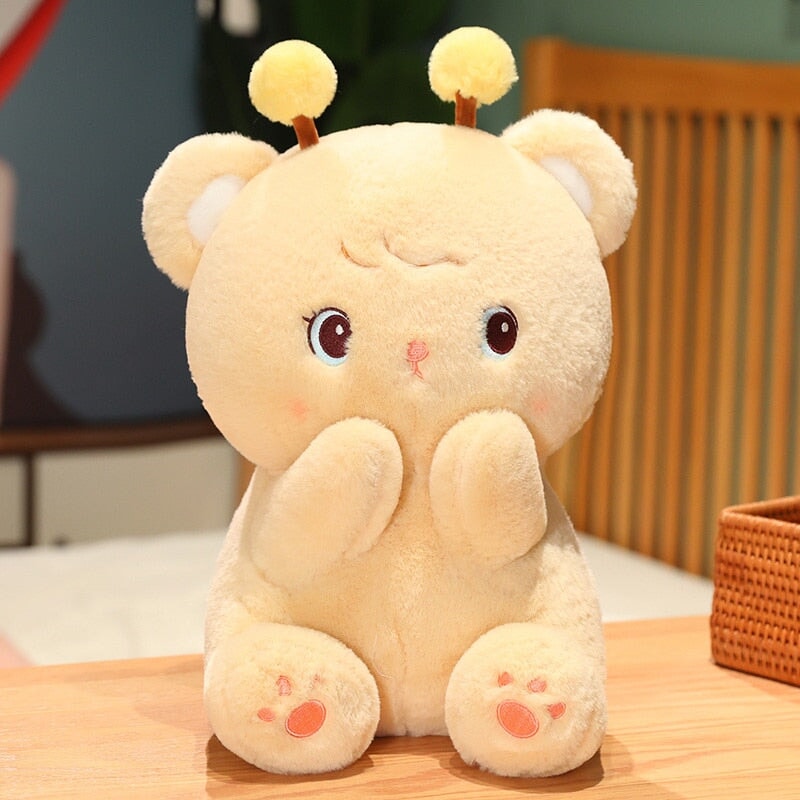 Gem the Bumble Bee Brown Bear Plushie