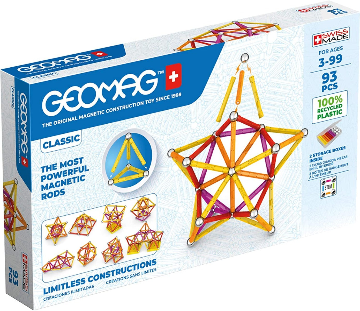 Geomag 273 CLASSIC GREEN Line - 93 pcs