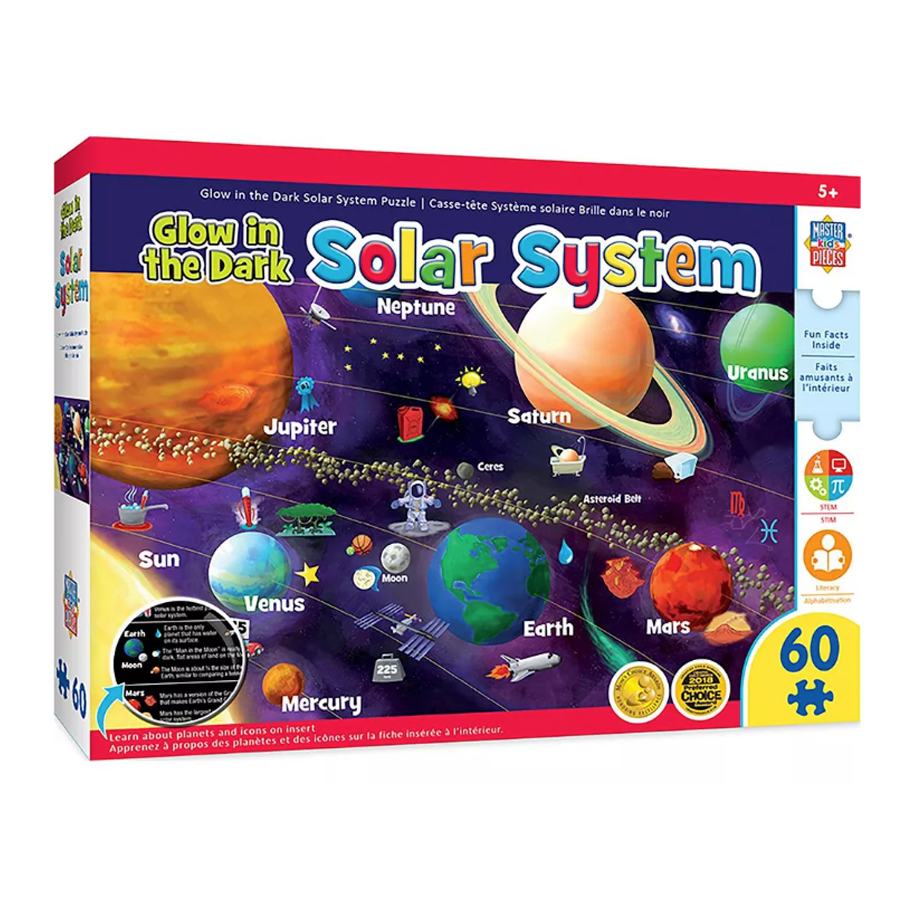 Glow In The Dark Solar System - 60pc