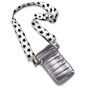 Gunmetal Puffer Cell Bag Showtime Strap