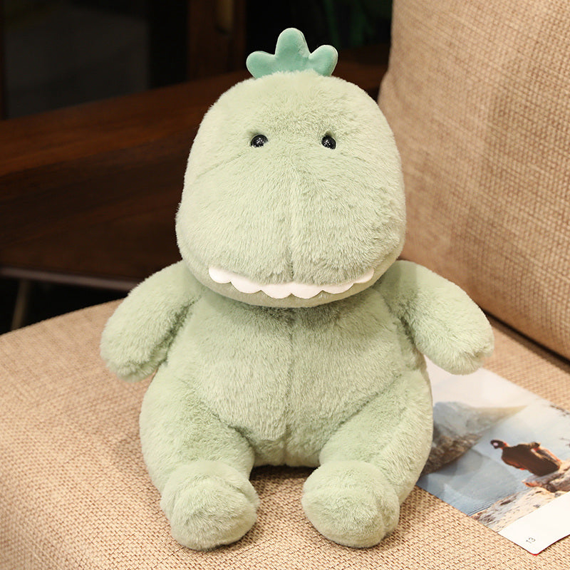 Hajiro the Goofy Green Dinosaur Plushie