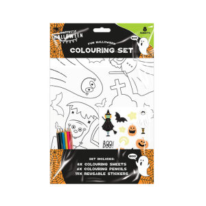 Halloween Colouring Set