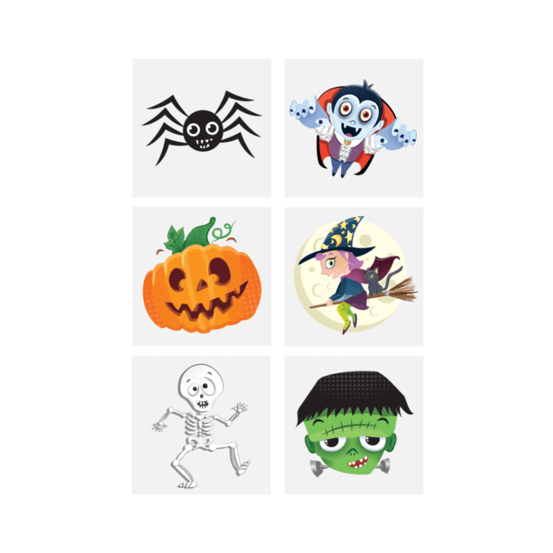 Halloween Temporary Tattoos