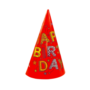 Happy Birthday Party Hats 12 Pack