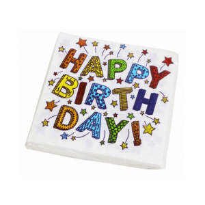 Happy Birthday Party Napkins 30 Pack