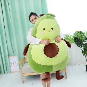 Happy Green Avocado Plushie