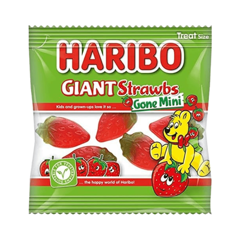 Haribo Giant Strawbs Treat Size