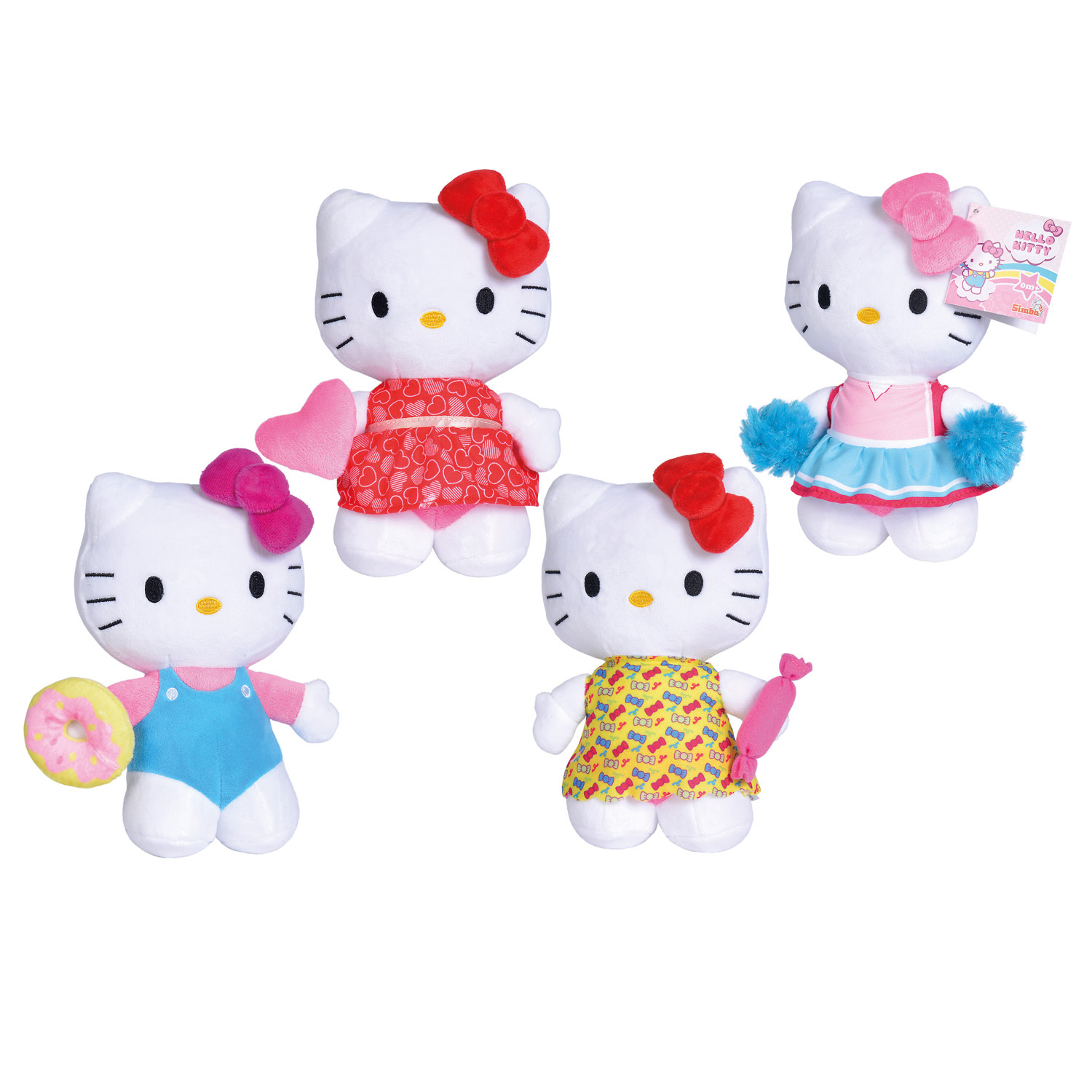 Hello Kitty Plush 20 cm 4-assw.