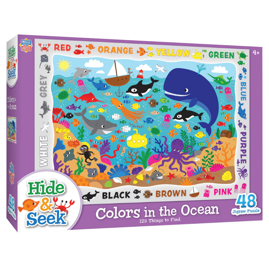 Hide & Seek Colors in the Ocean 48pc Puzzle