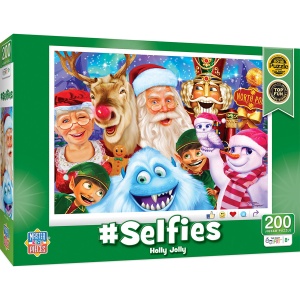 Holly Jolly #Selfies 200pc Puzzle