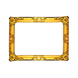 Inflatable Gold Picture Frame