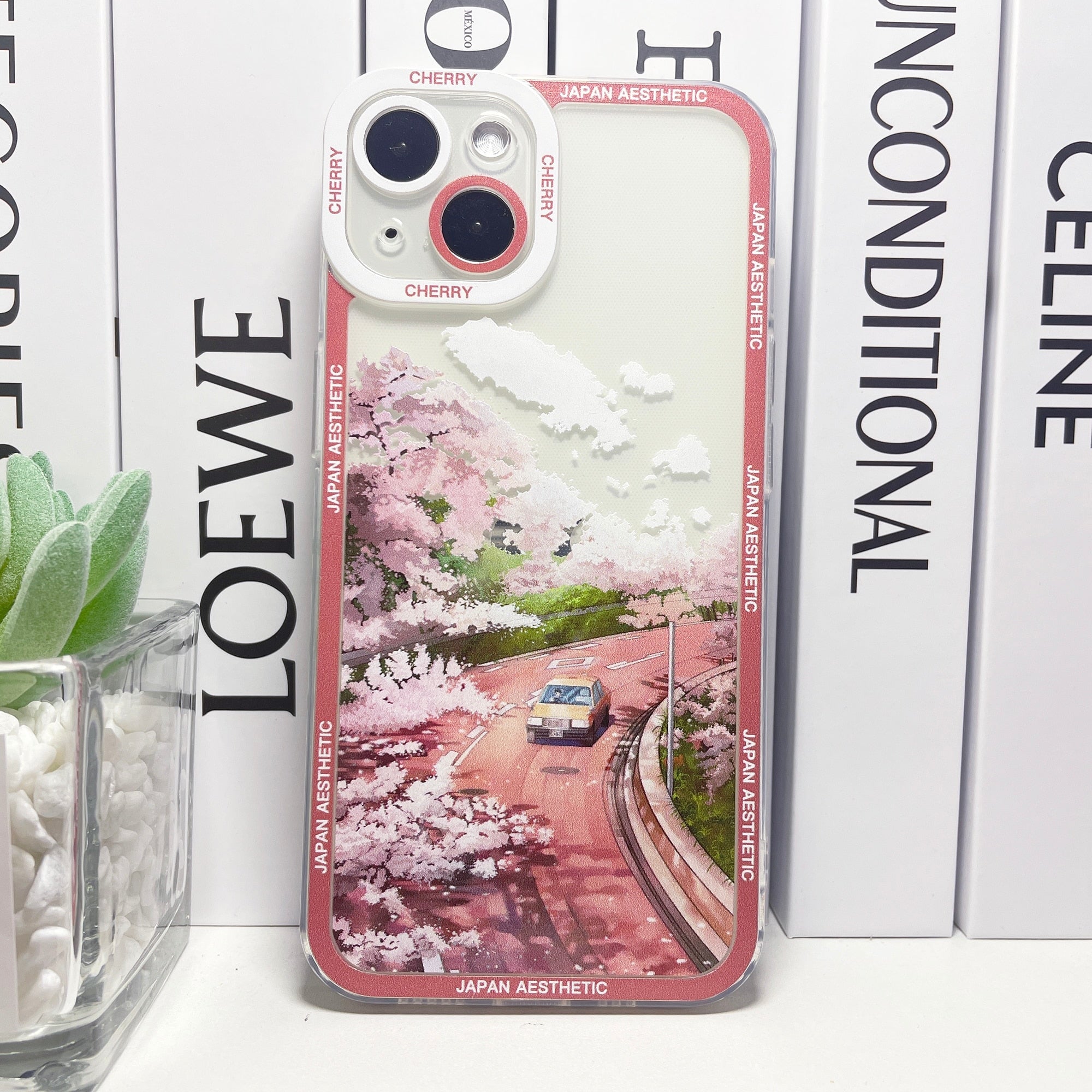 Japanese Aesthetic Cherry Blossom Highway iPhone Case