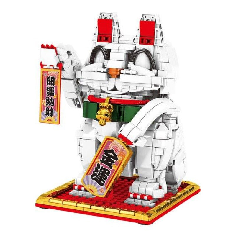 Japanese Lucky Cat Building Blocks