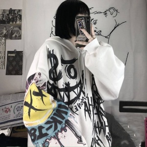 Japanese-themed Style Kei Clothes Gothic Hoodie