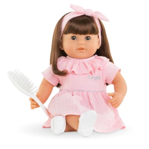 Julie Large Baby Doll with Hair - 14 inch