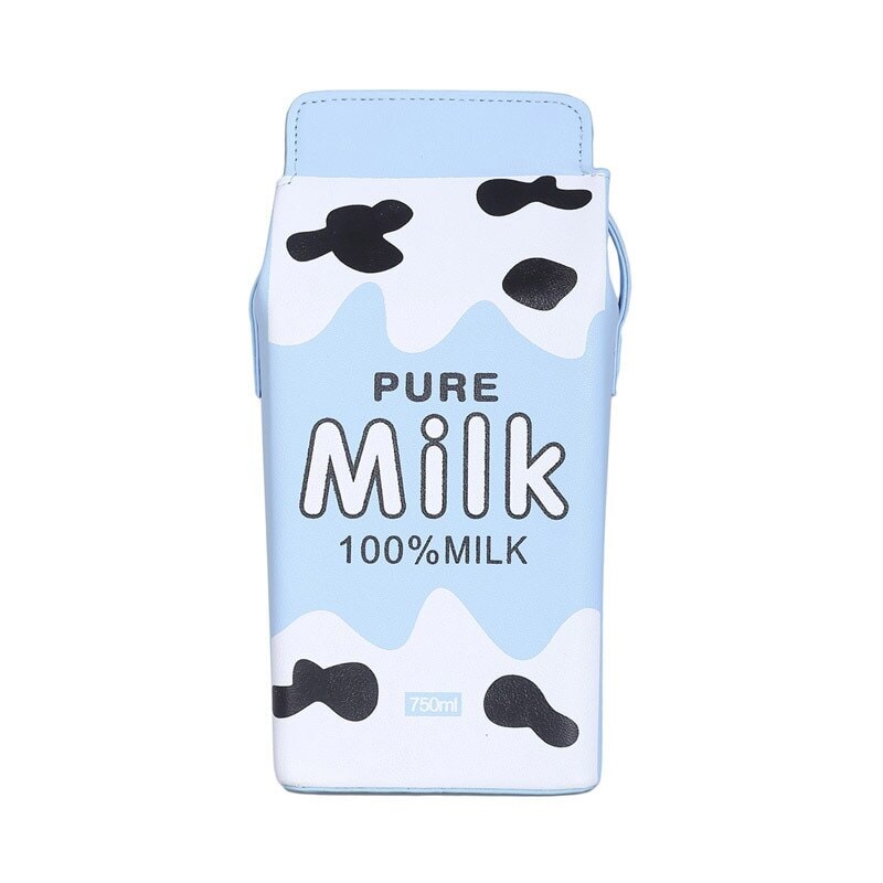 Kawaii Milk Juice Carton Box Bag