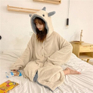 Kawaii Pastel Dragon Plush Hoodie Blanket