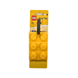 LEGO Brick Luggage Tag - Yellow