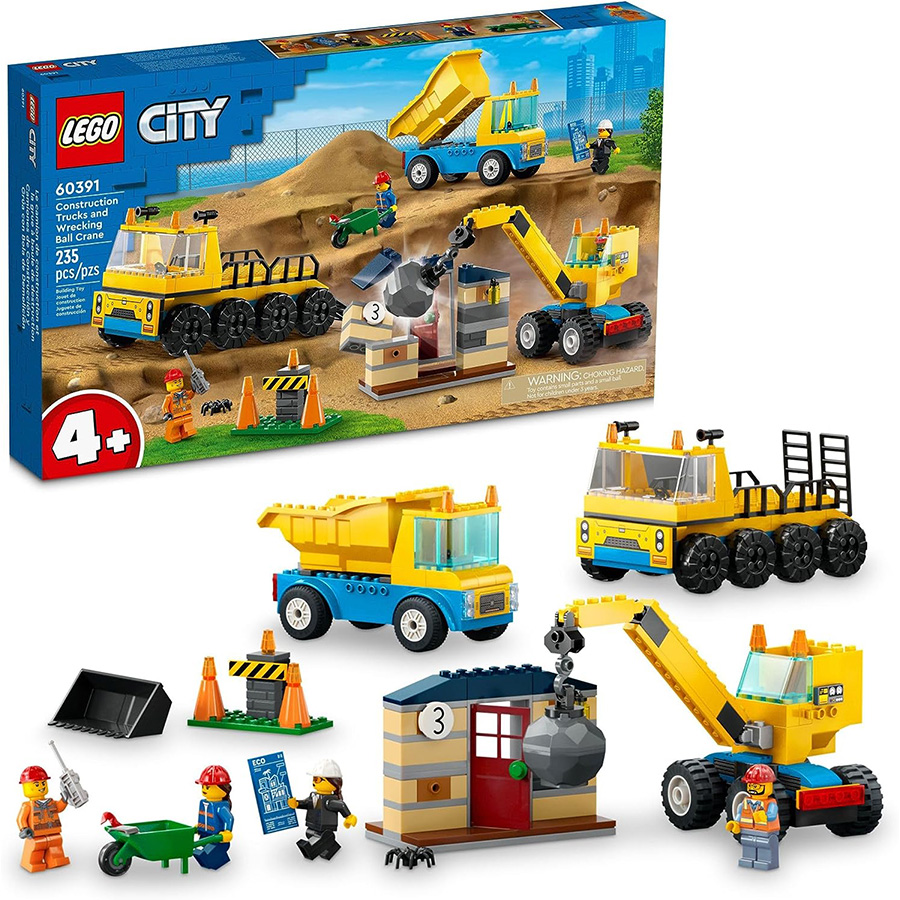 LEGO City Great Vehicles - Construction Trucks and Wrecking Ball Cr