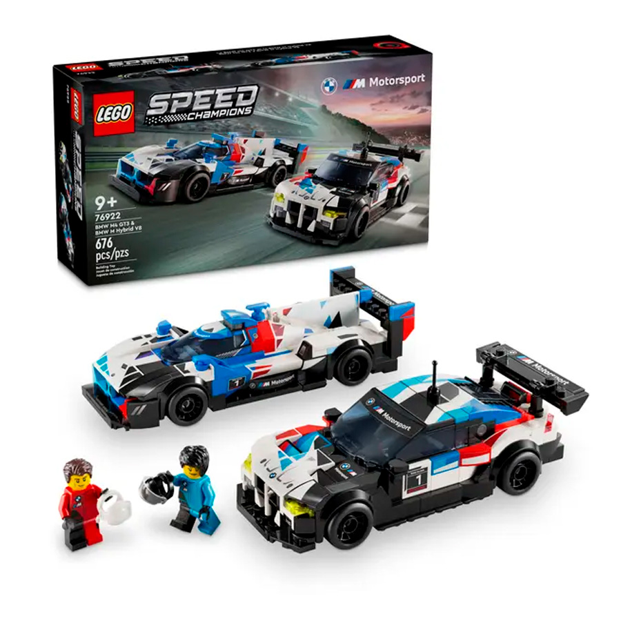 LEGO Speed Champions - BMW M4 GT3 & BMW M Hybrid V8 Race Cars