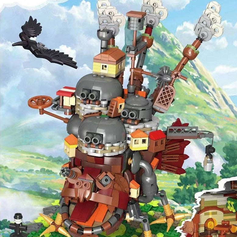 Large Howl's Moving Castle Building Set