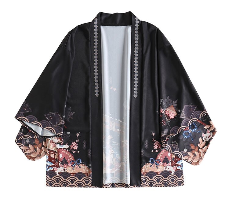 Legendary Japanese Royal Samurai Print Kimono