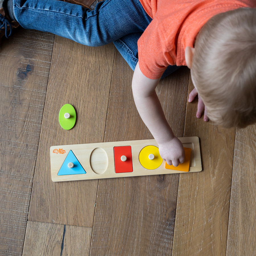 Let's Learn Shapes! Wooden Puzzle