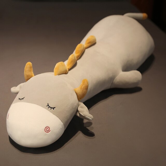 Long Cuddly Hippo Cow Sheep Plushies