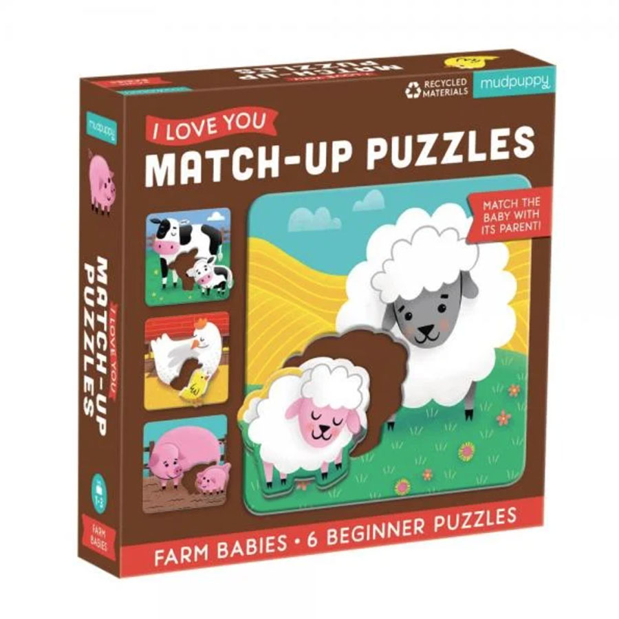 Match-Up Puzzle - Farm Babies