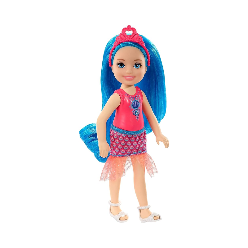 Mattel Barbie Dreamtopia Chelsea Sprite Doll With Blue Hair