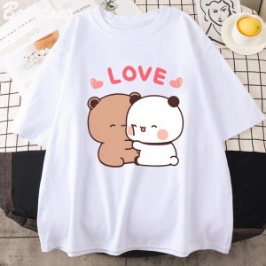 Mocha and Tofu Panda Bear Love Tee