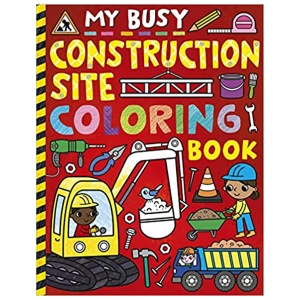 My Busy Construction Coloring Book