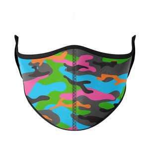 Neon Camo Face Mask