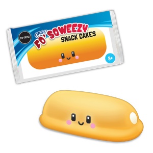 OMG Fo' Sqweezy  Snack Cakes -  Yellow Cream Cake Toy