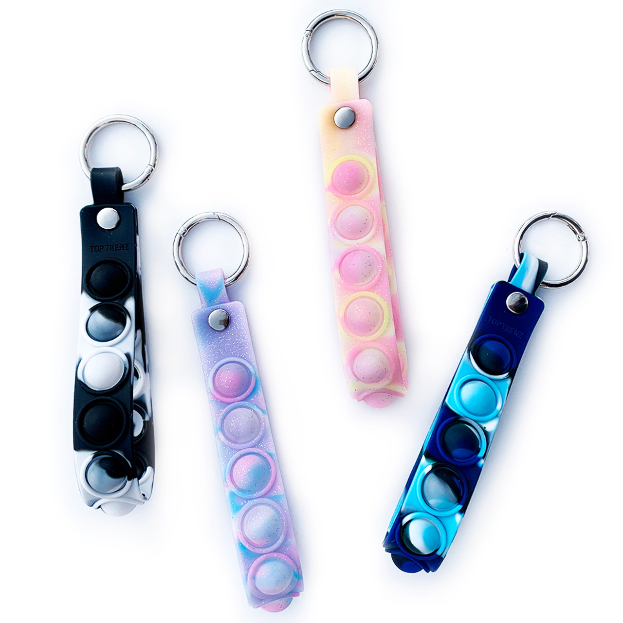 OMG Pop Fidgety Loop Keychain