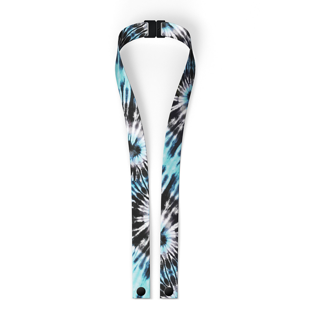 Ocean Tie-Dye Mask Lanyard w/Safety Breakaway Clip