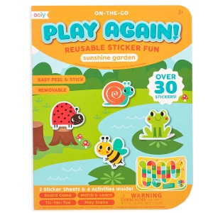 On-The-Go Play Again! Reusable Sticker Fun - Sunshine Garden