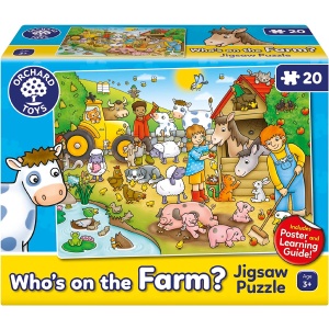 Orchard Toys 302 20P Who's On The Farm